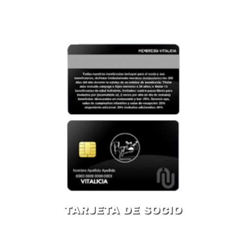 tarjeta de socio